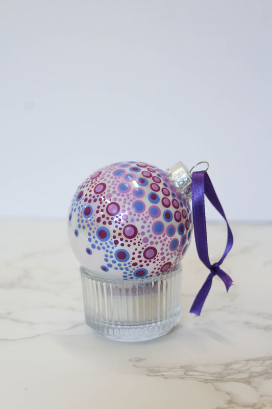 Iris - Glass Ornament
