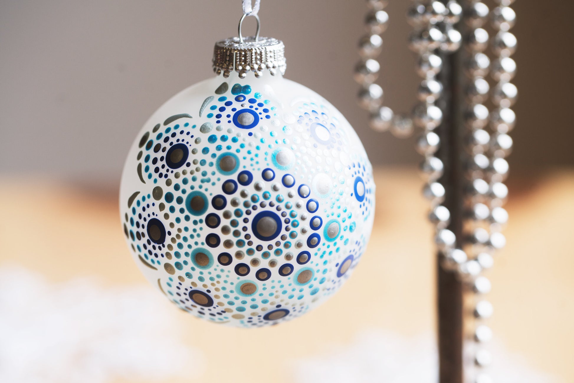 Moonlight - Frosted Glass Ornament